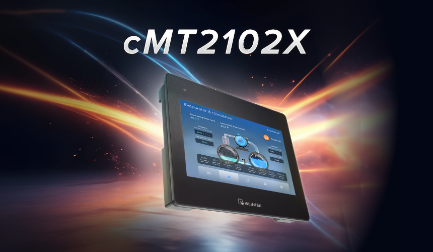 cMT2102X：10.1 吋 cMT X 標準型人機介面