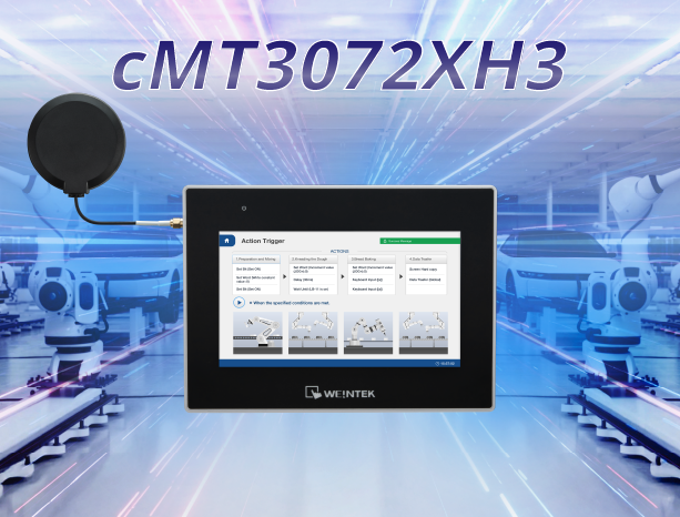 cMT3072XH3: 7” cMT X Advanced HMI